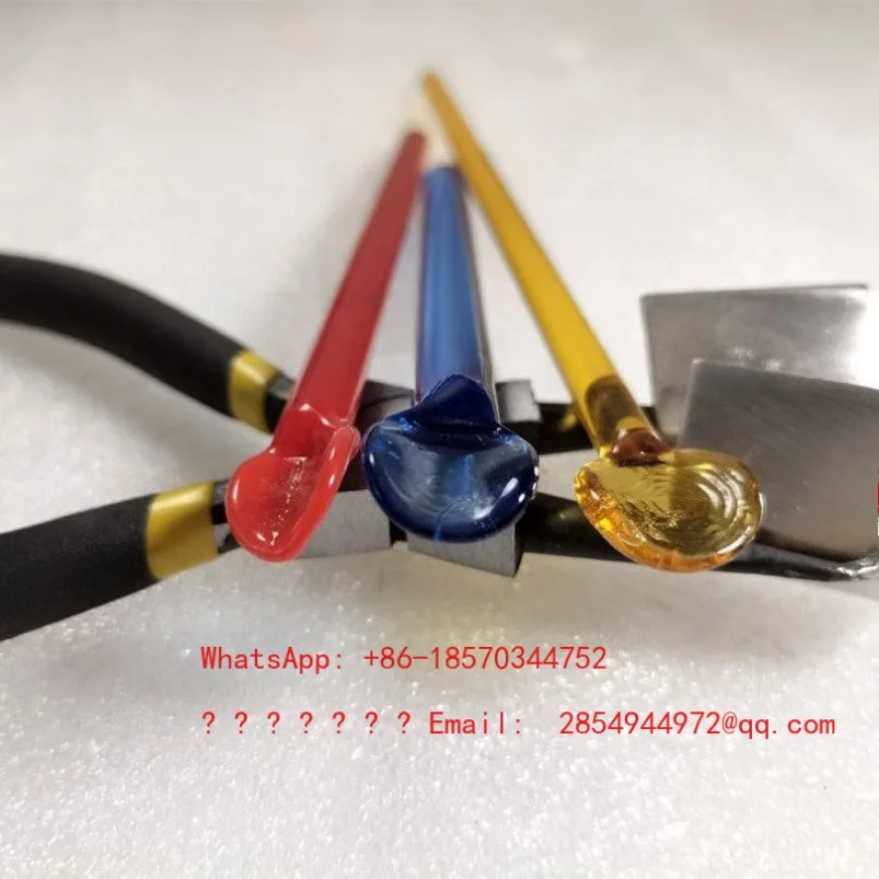 2026    New Right-angle V-shaped Curved Petal Pliers, Flower Lamp Worker Burning Glass Pattern Tool, Spot Quick Delivery