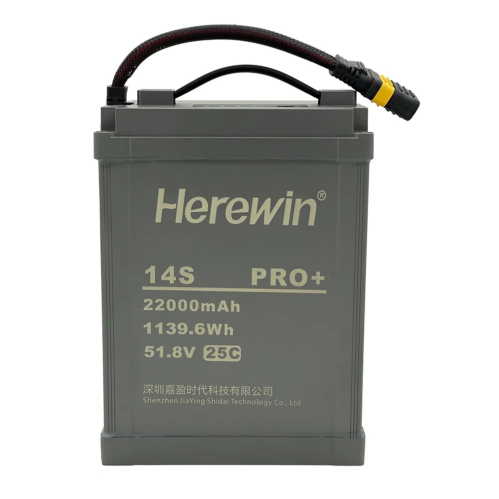 Original Herewin 53.2V 51.8V 14S PRO + 22000mAh 25C Smart Rechargeable Battery for Agriculture