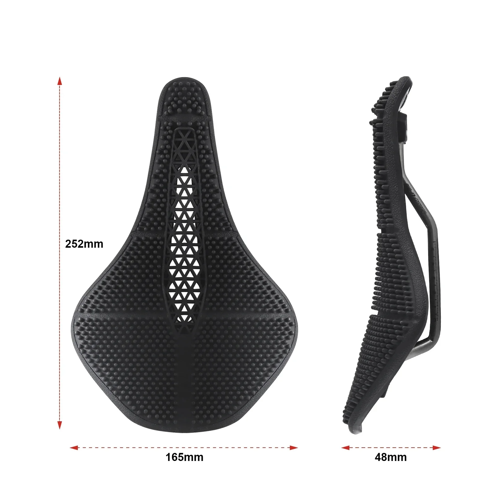 Bicycle Saddles Massage Particles Rubber Seat MTB Road Bike Saddles Honeycomb Ultralight Breathable commuting Bike Seat Cushion