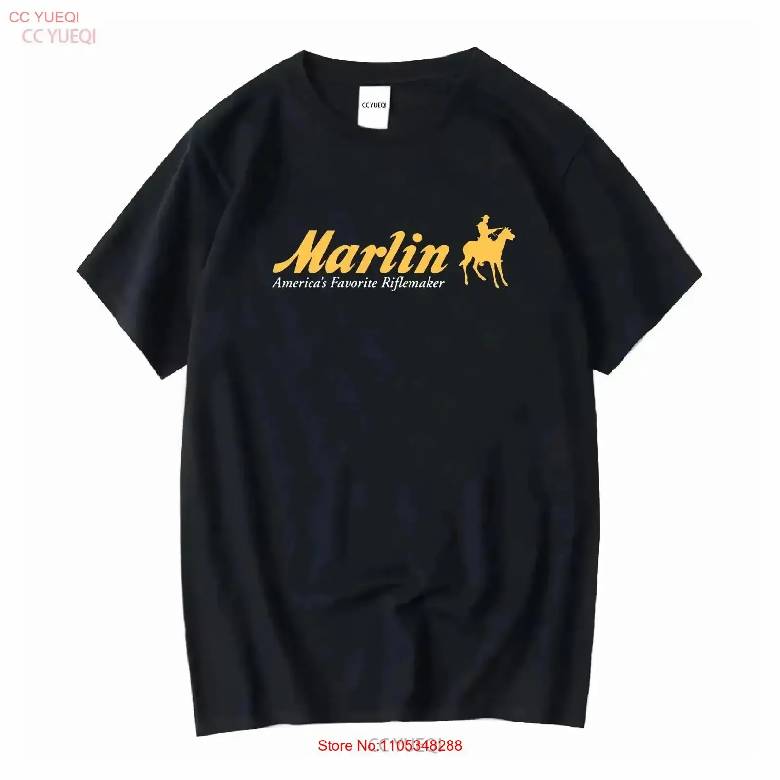 Marlin Firearms Logo T shirt New Heavy Cotton tee USA Size S 5XL vintage Washed Versatile designer clothes graphic Comfortable