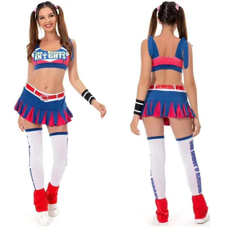 ロリポップチェーンソー衣装ジミースターリングコスプレ衣装女の子大人女性ドレストップパーティーハロウィンコスプレ衣装ukh