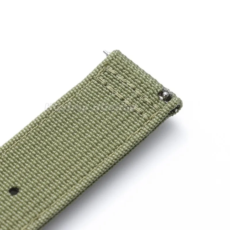 20mm 22mm Woven Nylon Strap for Omega for Tudor Soft Ribbed Canvas Fabric Watch Band Sport Quick Release Bracelets for Seiko view 5