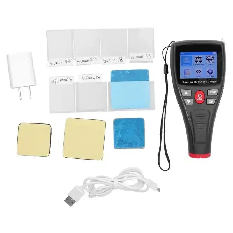 

WT2110 Painting Coating Thickness Meter Gauge Measuring Tools Width Measuring Instrumnet US Plug AC100-240V