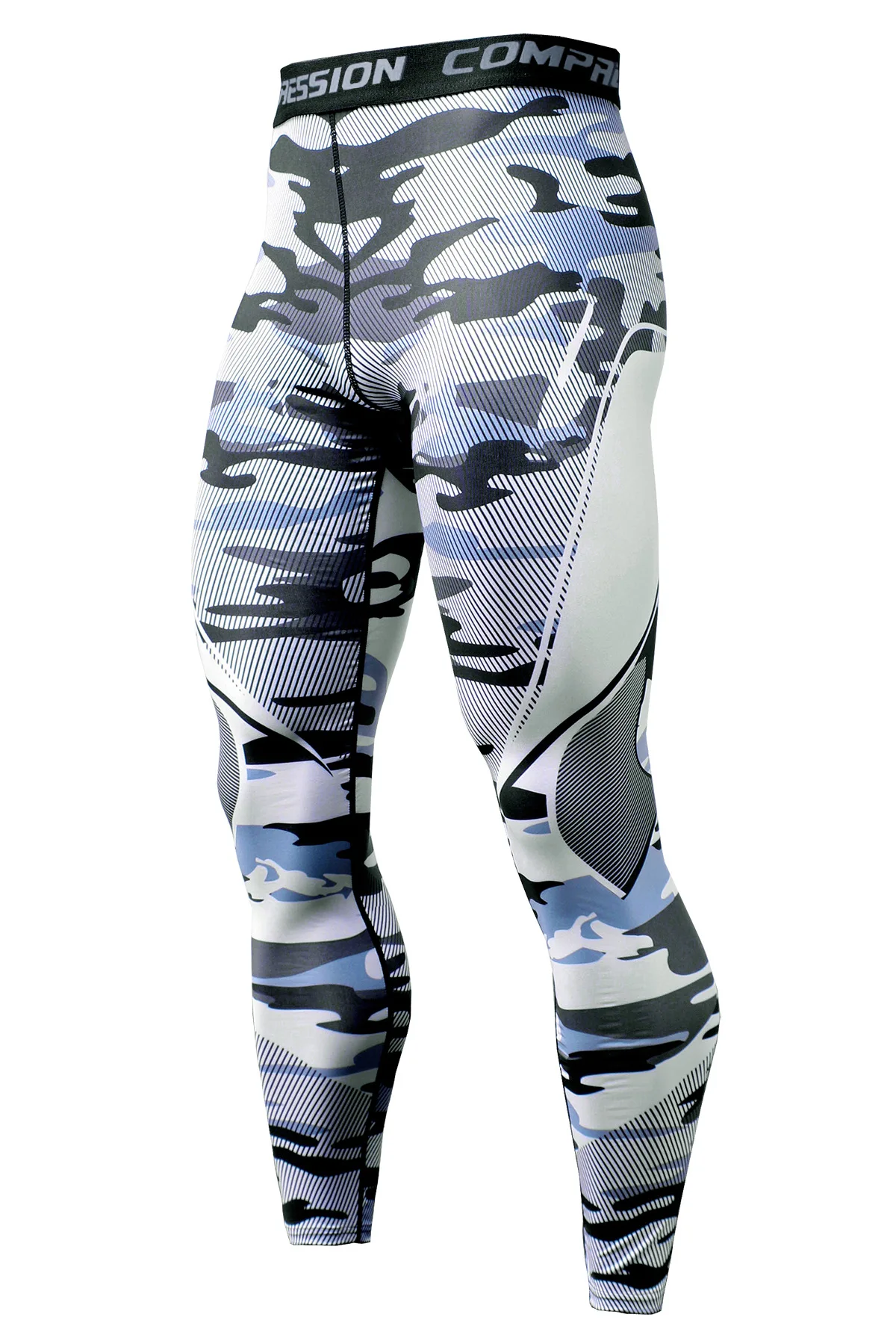 Männer Lauf Leggings Sportswear Quick Dry Gym Fitness Strumpfhosen Workout Training Jogging Sport Hosen Kompression Sport Hosen – Detail 14