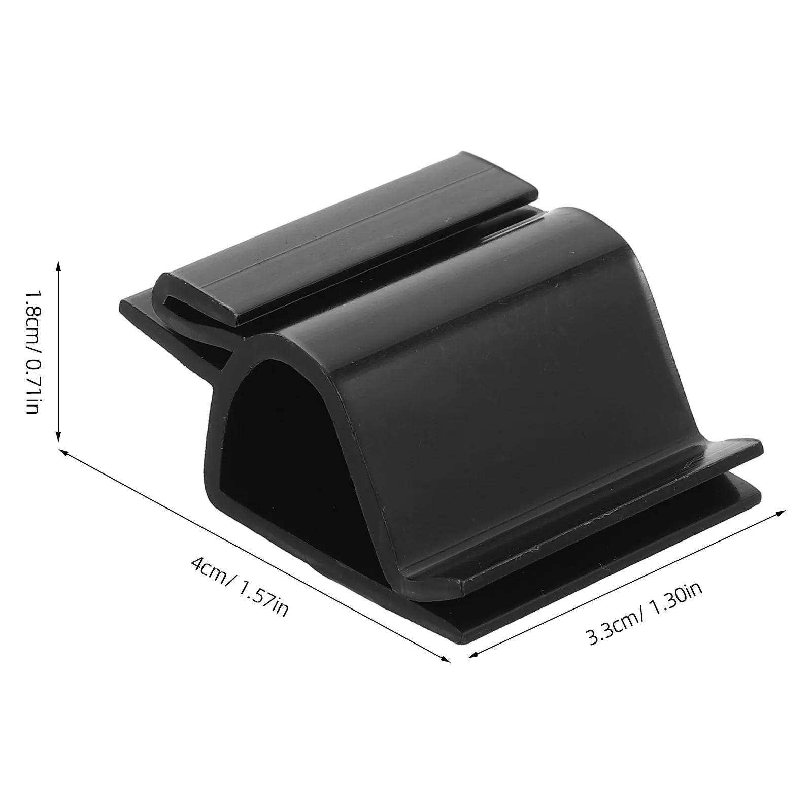 20pcs Plastic Clip-On Food Tray Label Holder Bowl Shaped Merchandise Sign Clip for Buffet Self-Service Bakery Catering Display