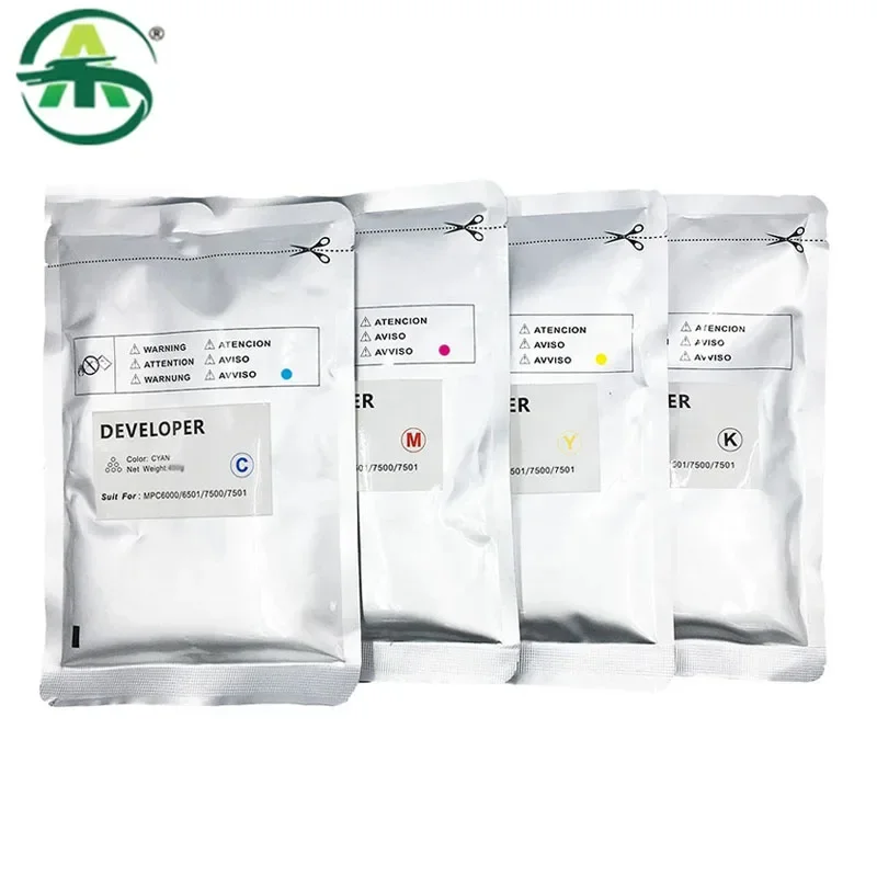 4PCS/1Set MPC7500 Developer For Ricoh Aficio MPC6000 C7500 C7501 C6501 Highly Stable Toner Powder