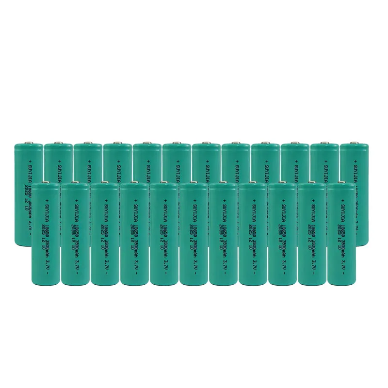 3.7V High-Capacity 18650 Lithium-Ion Rechargeable Battery 3500mAh Suitable for Flashlight Battery Packs, Power Banks, Toys