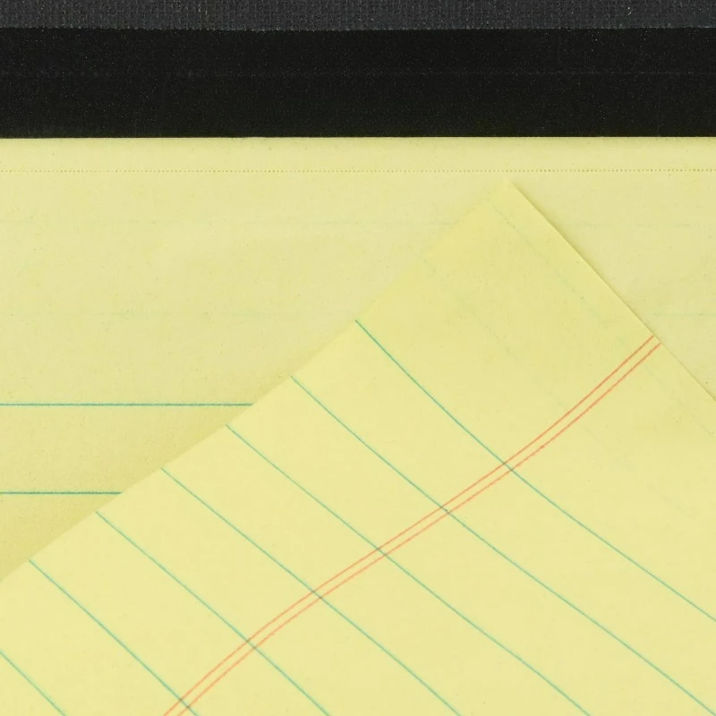 Wide Ruled Junior Legal Pads, 5