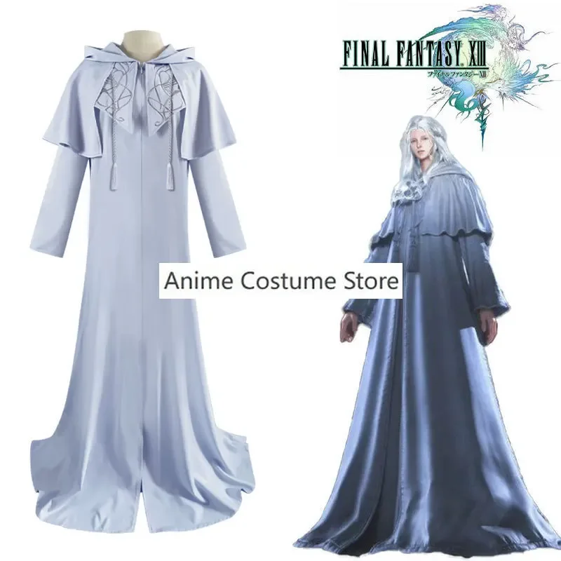 Game FINAL FANTASY XIV: ENDWALKER Venat Emet-Selch Cosplay Costume Wig Anime Hydaelyn White Black Red Dress Outfit Hallowen Suit