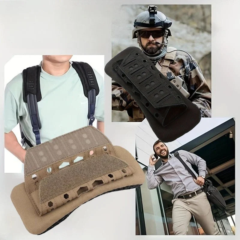 Outdoor Vest Shoulder Strap Pads Sport Backpack Breathable Mesh Cushion Shoulder Pad for Hunting Tactical Vest