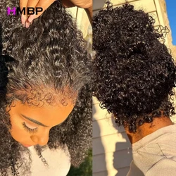 Kinky curly Human Hair Wigs Glueless Wig Human Hair Ready To Wear 360 Full Lace Wig 13x4/13x6 HD Lace Frontal Wig HMBP Hair