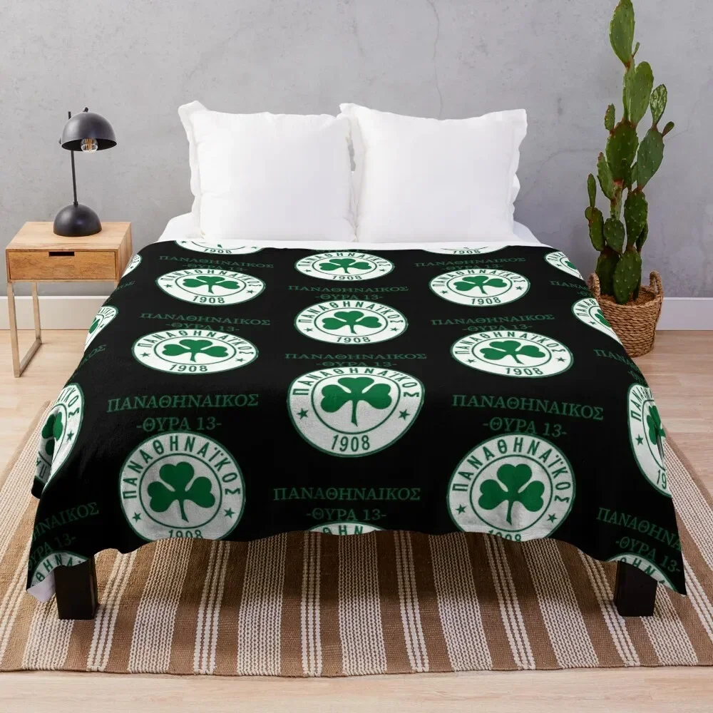 PANATHINAIKOS FC Throw Blanket Blankets For Bed Tourist Blankets