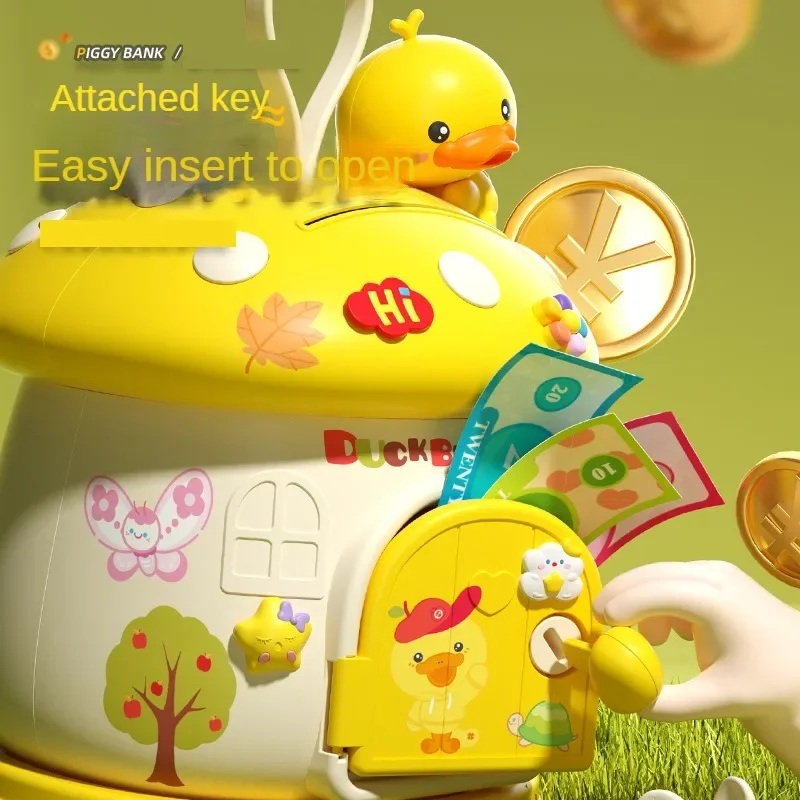 Form Sparschwein Kinder Niedlichen Cartoon Pilz 3D Aufkleber für Kreative DIY Spielzeug Schlüssel Schutz Geschenke für Kinder