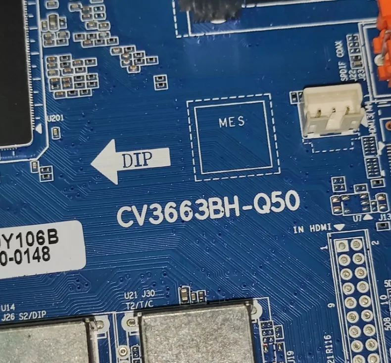 Imagem -06 - Potência 3-em1 tv Mainboard Tensão 96v Corrente 700ma Teste Bem Cv3663bh-q50 de Alta