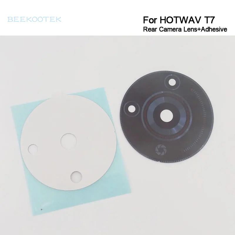 New Original HOTWAV T7 Rear Camera Lens Back Camera Lens Glass Cover With Adhesive For Hotwav T7 Smart Phone