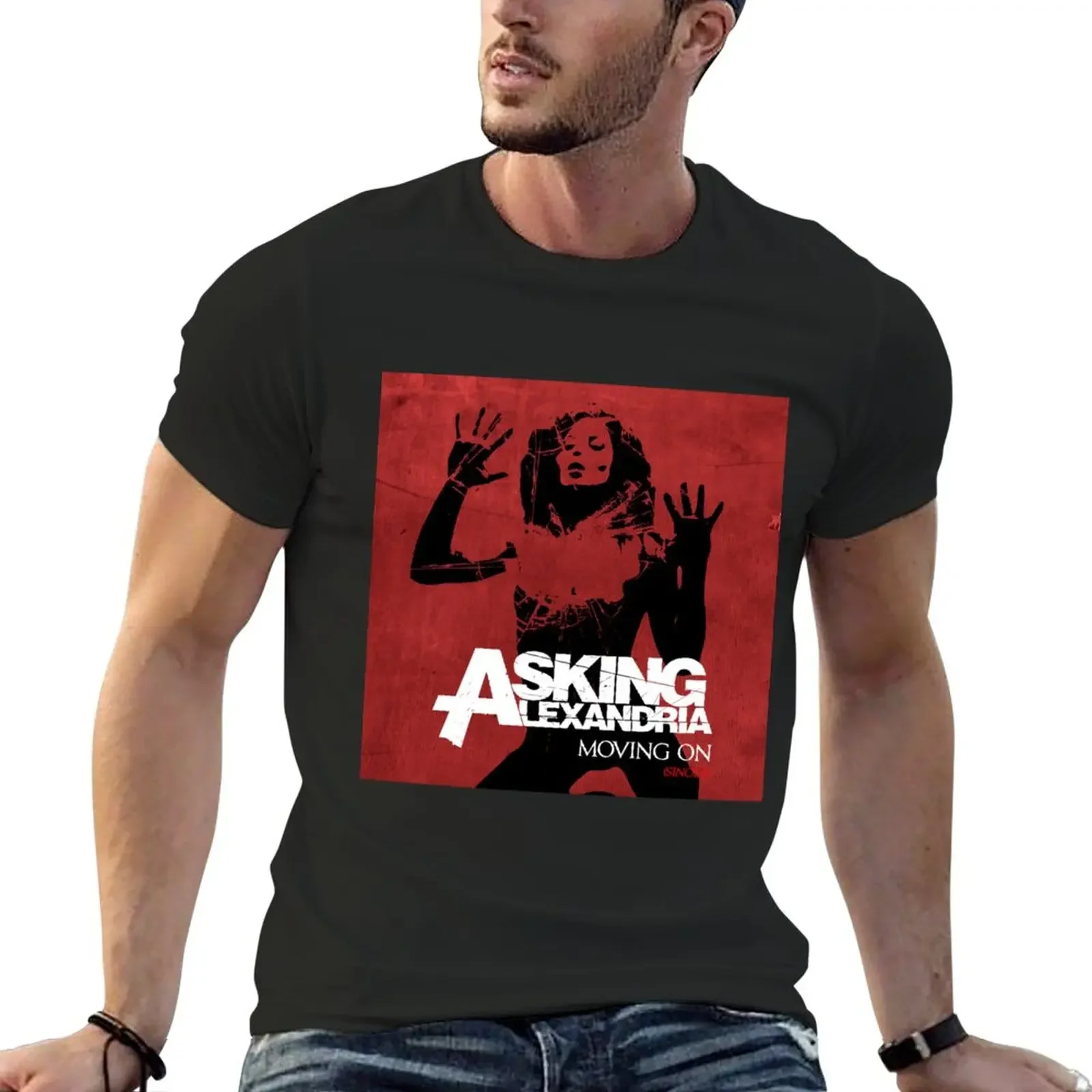 

New Asking Alexandria Moving on T-Shirt boys whites anime figures for a boy korean fashion mens t shirts casual stylish