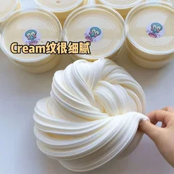 Slime 120ml Fluffy Slime Cake Animal Candy Fruit Butterslime Super Elastic and Nonstick Squeeze Toy Slime Kit Pressure DIY