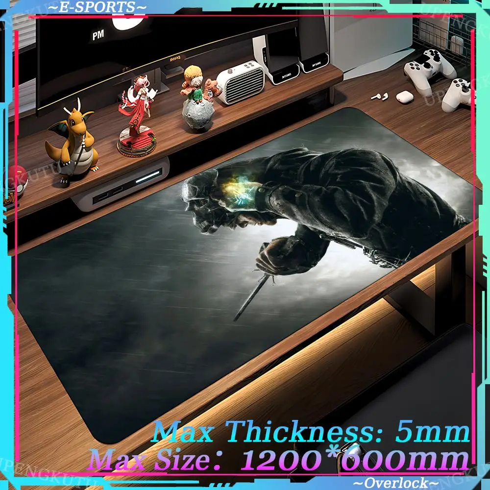 Desktop accessories 1200X600MM Game mouse pads Cute desktop accessories Locked edge mouse pads Oversized Gaming d_dishonored