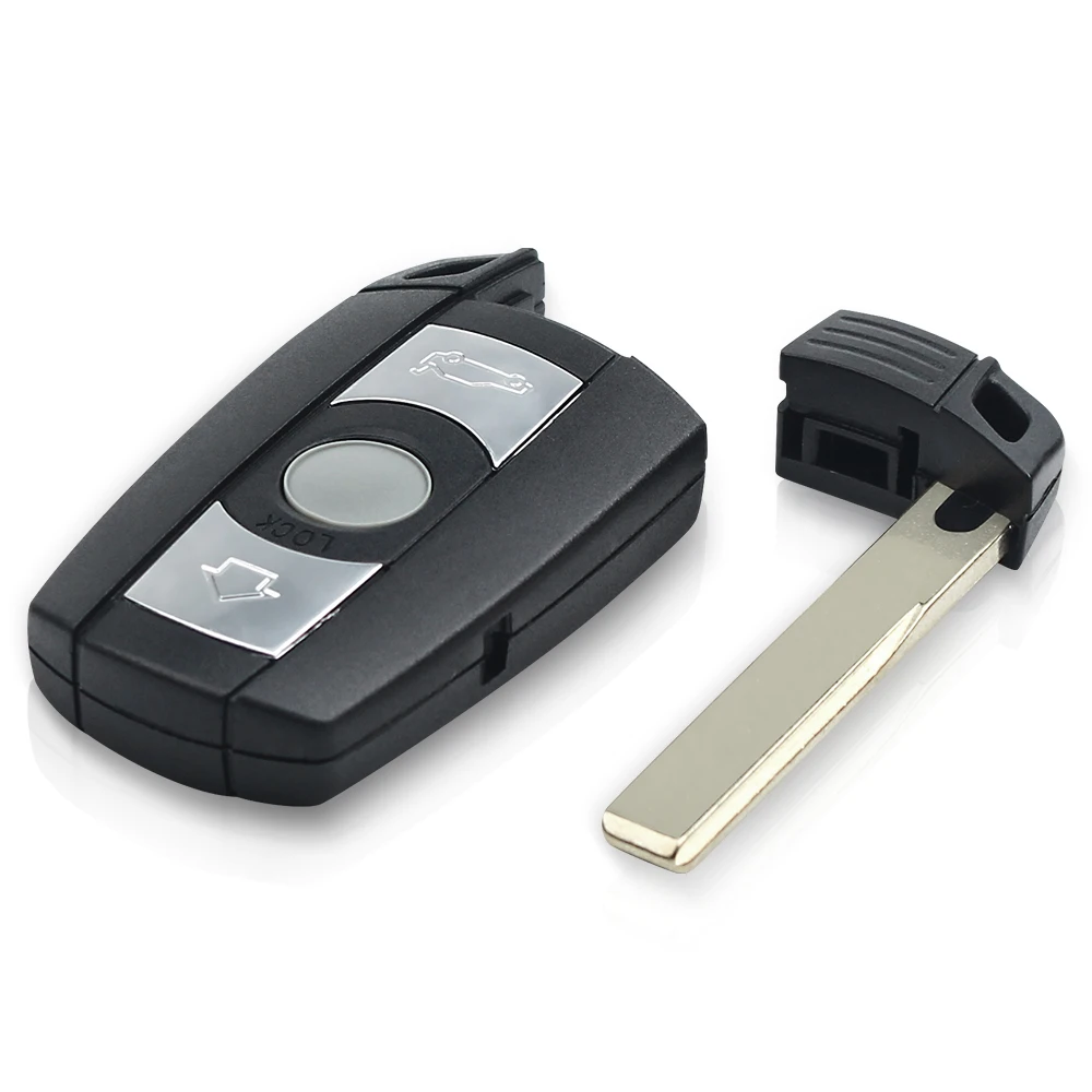 KEYYOU 868MHz 3 Buttons Remote Car Key for BMW E60 E61 E70 E71 E72 E81 E82 E87 E88 KR55WK49123 Smart Key