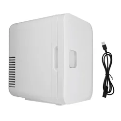 Mini Fridge 6L USB Powered Portable Cooler Warmer Personal Refrigerator for Skincare Beverage Food Medication Home Office Car