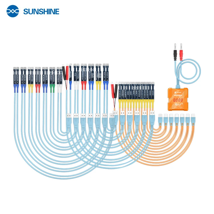 Sunshine IBoot D Mainboard Power on Off Boot Line for iPhone 8G~17PM for Samsung Huawei Xiaomi Repair DC Power Supply Test Cable view 2