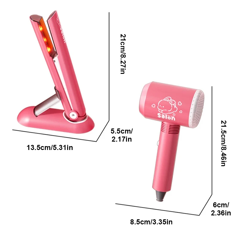 Crianças barbeiro role play conjunto meninas cabelo beleza maquiagem kit simulação secador de cabelo moda estilo ferramenta fingir jogar brinquedos das crianças