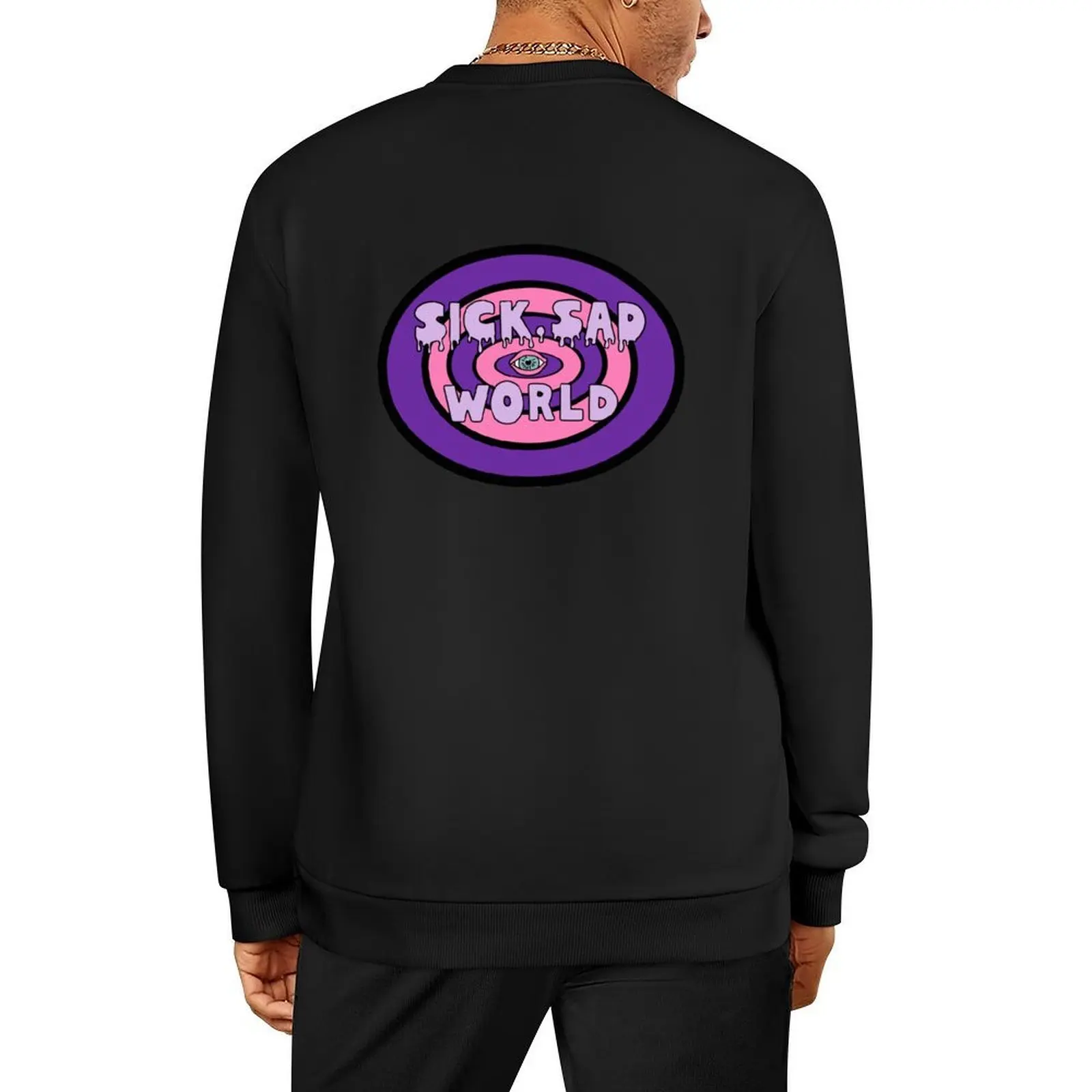 Pastel triste monde pull blouse graphique t-shirts hommes vêtements pour hommes vêtements pour hommes surdimensionné sweats