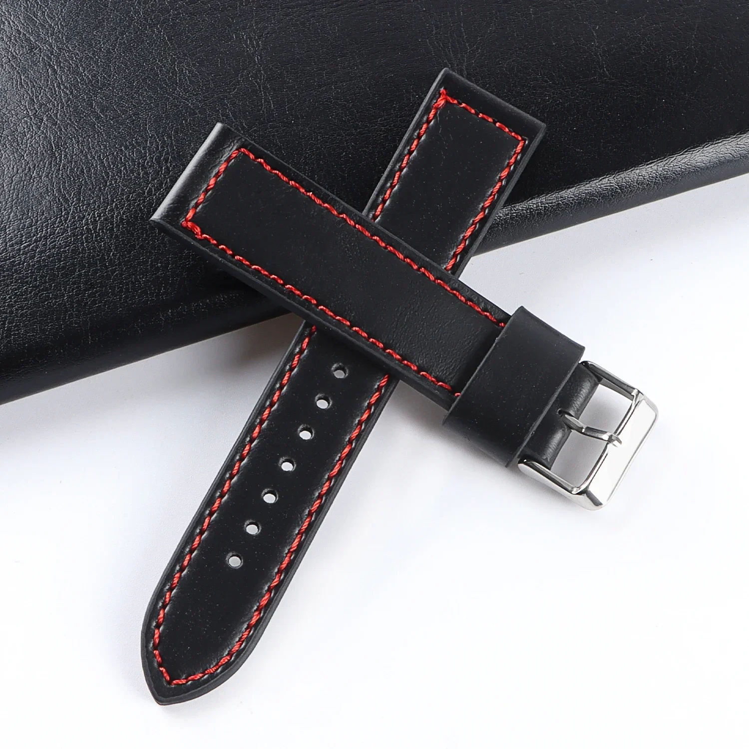 18mm 20mm 22mm 24mm Vintage Genuine Leather Watch Strap Universal Bracelet Men Women Sport Replacement Accessories Sports Band