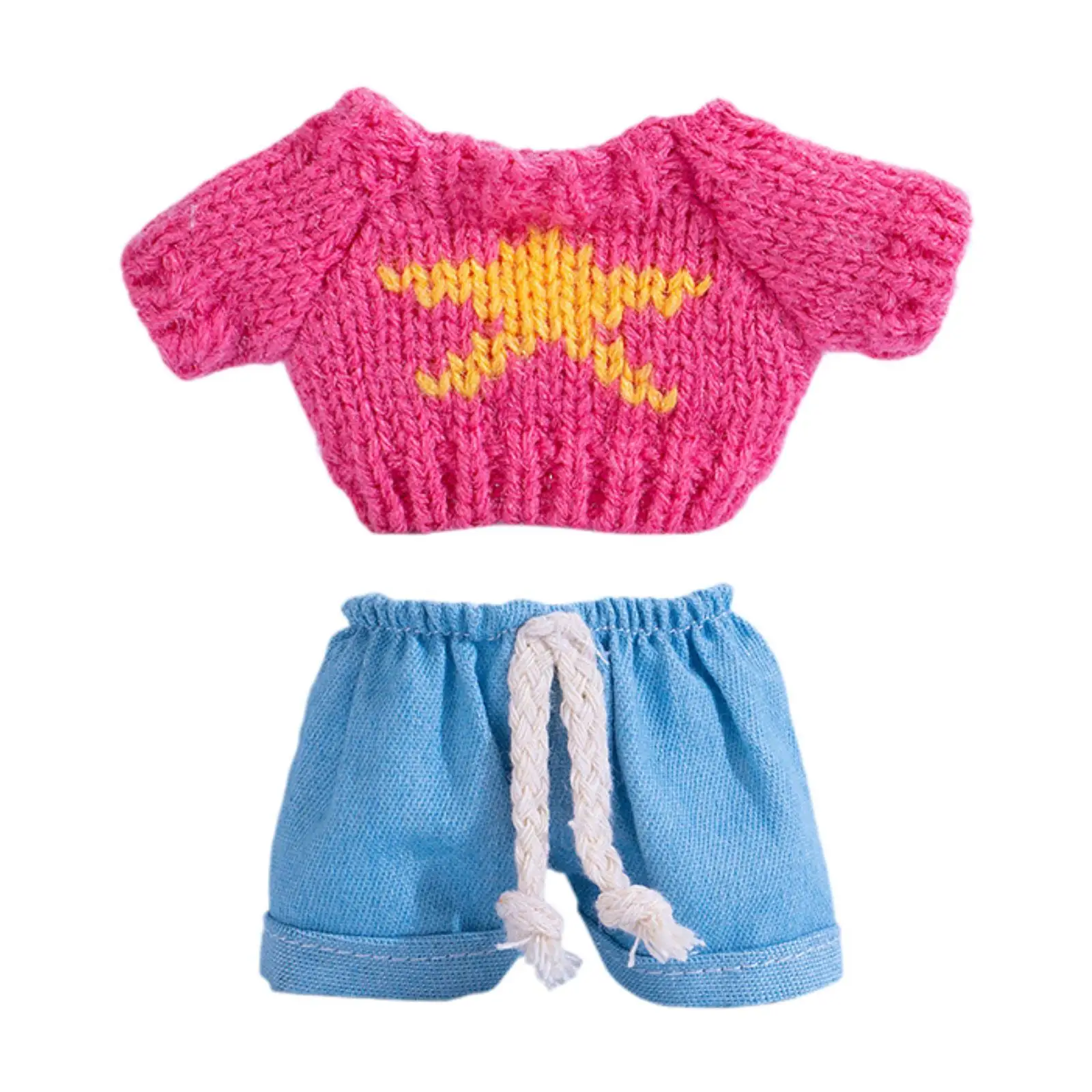 

15cm Fashion Doll Clothes Cute Doll Clothing Girl Doll Outfits DIY Doll Clothes Toy Girls Gift