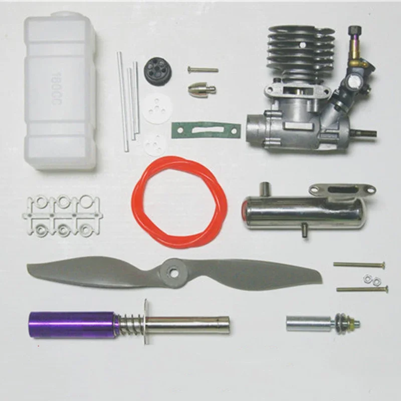 Mini Class 15 Methanol Engine Micro Engine Ultra Small Engine Tank Exhaust Propeller Accessories Bulk KIT