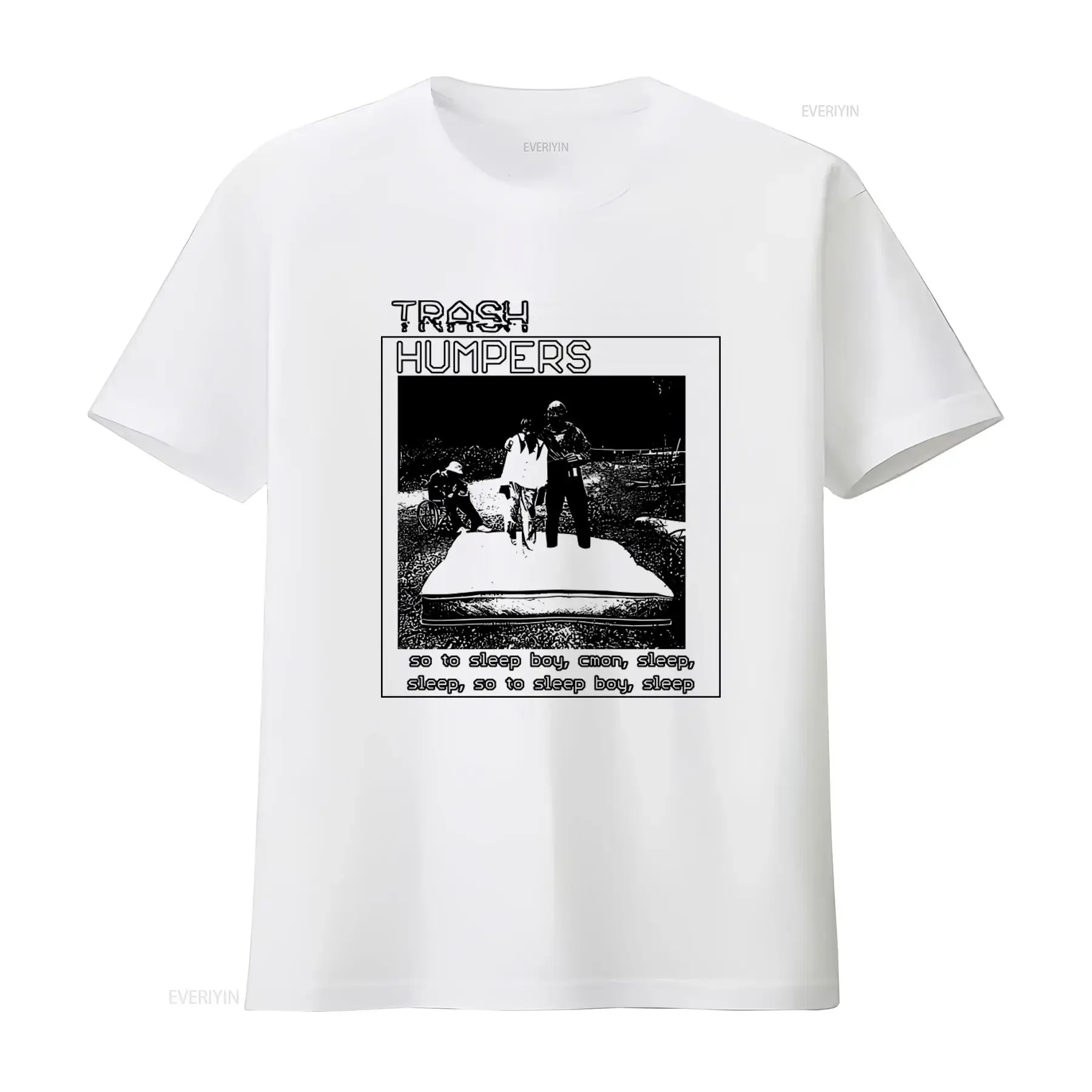Trash Humpers Screen T Shirt Harmony Korine Herzog Kids Spring Breakers Design vintage Washed homme Stretched