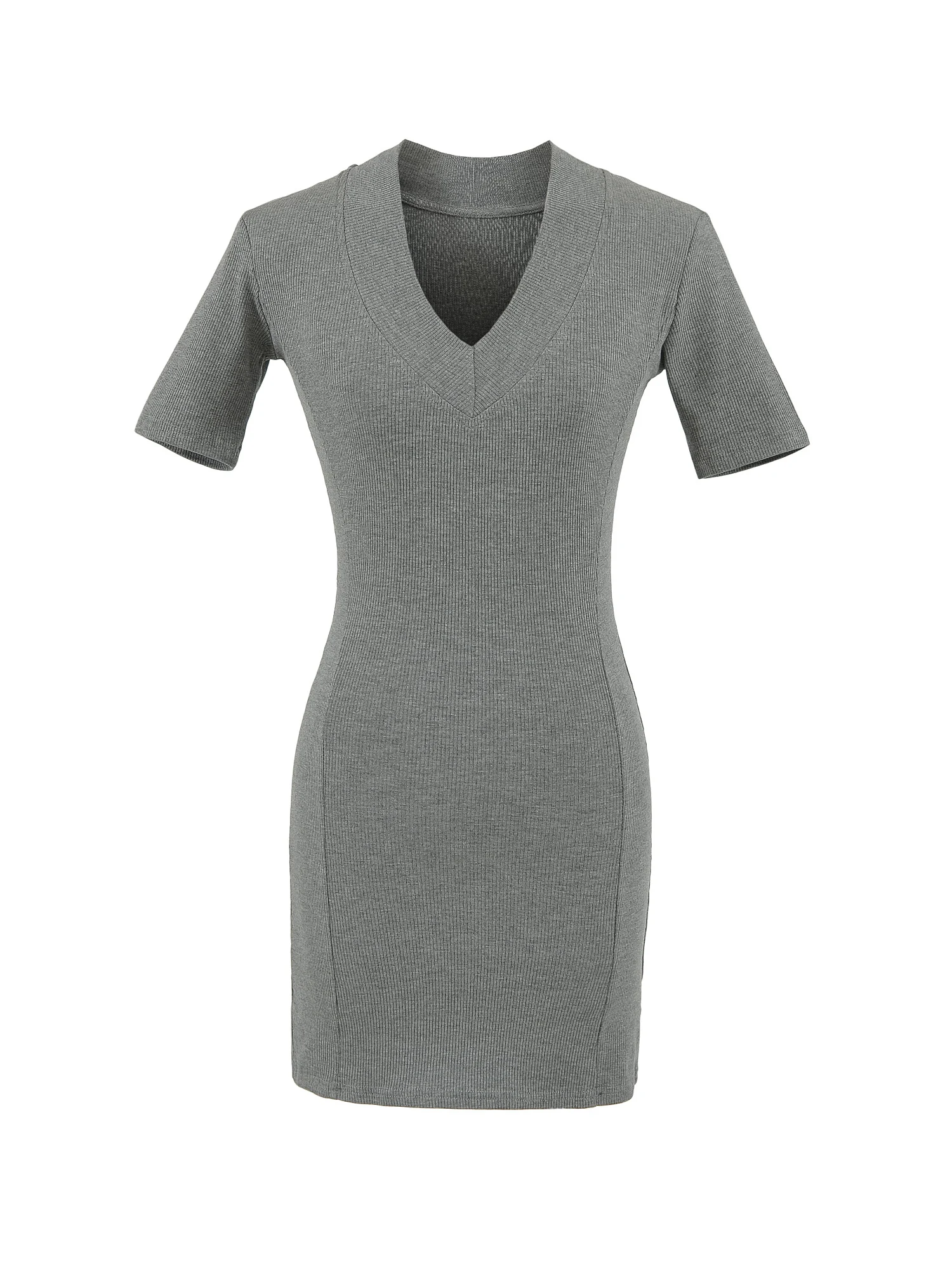 Kardaian Basic High Waist V-Ne Sexy Bodycon ort Dr Slimming Women's Faion Summer ort Skirt Tight Fit Pure Color