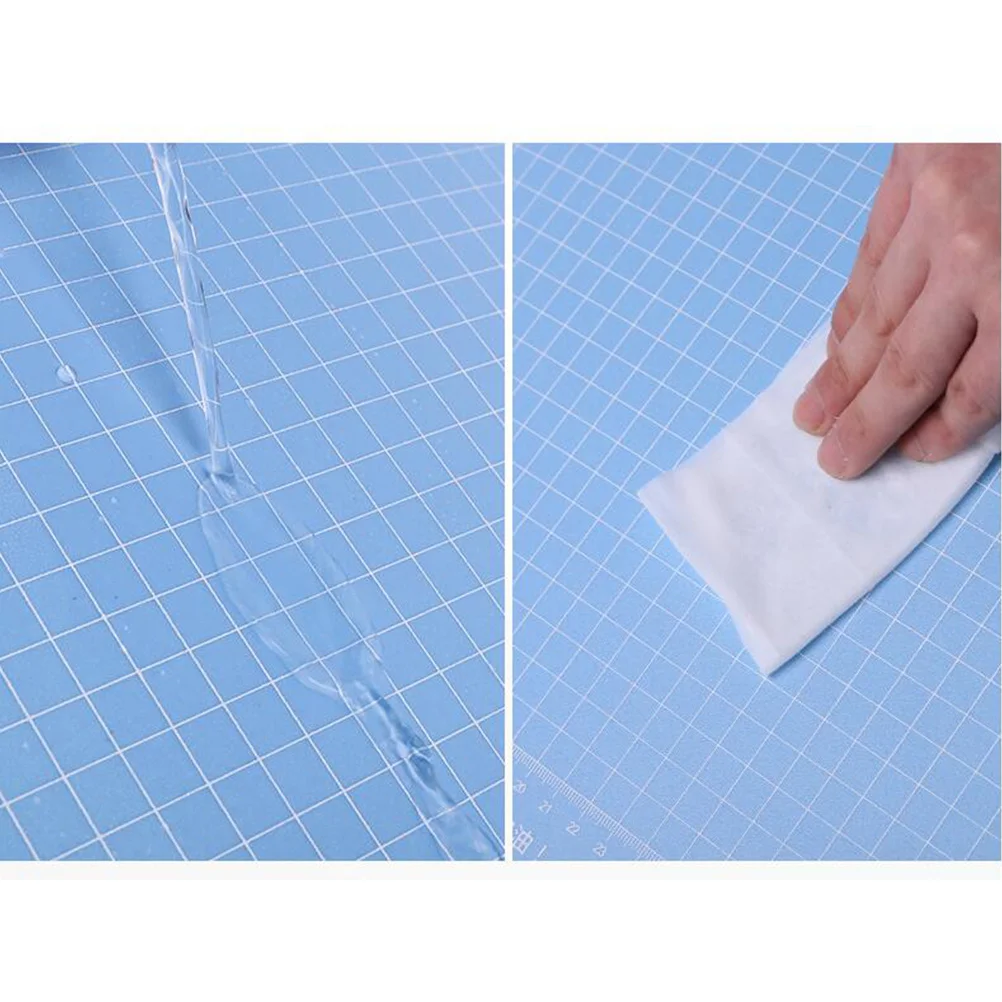 

Desk Divider Protective Pad Board Blue Student Office Partition Lightweight Easy Install PP Material Practical Desktop