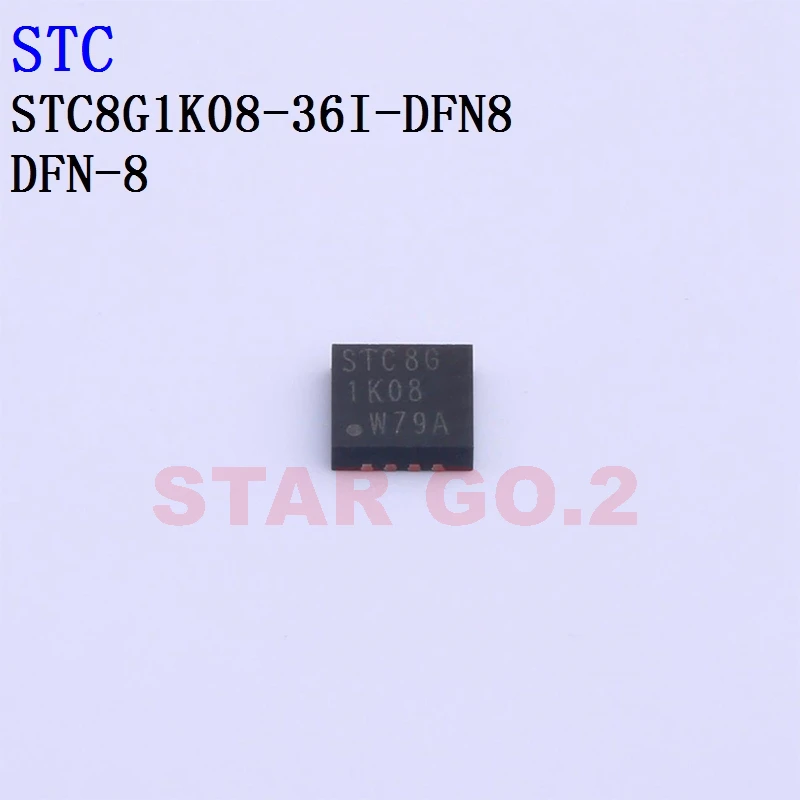 10PCSx STC8G1K08-36I-DFN8 SOP8 STC Microcontroller