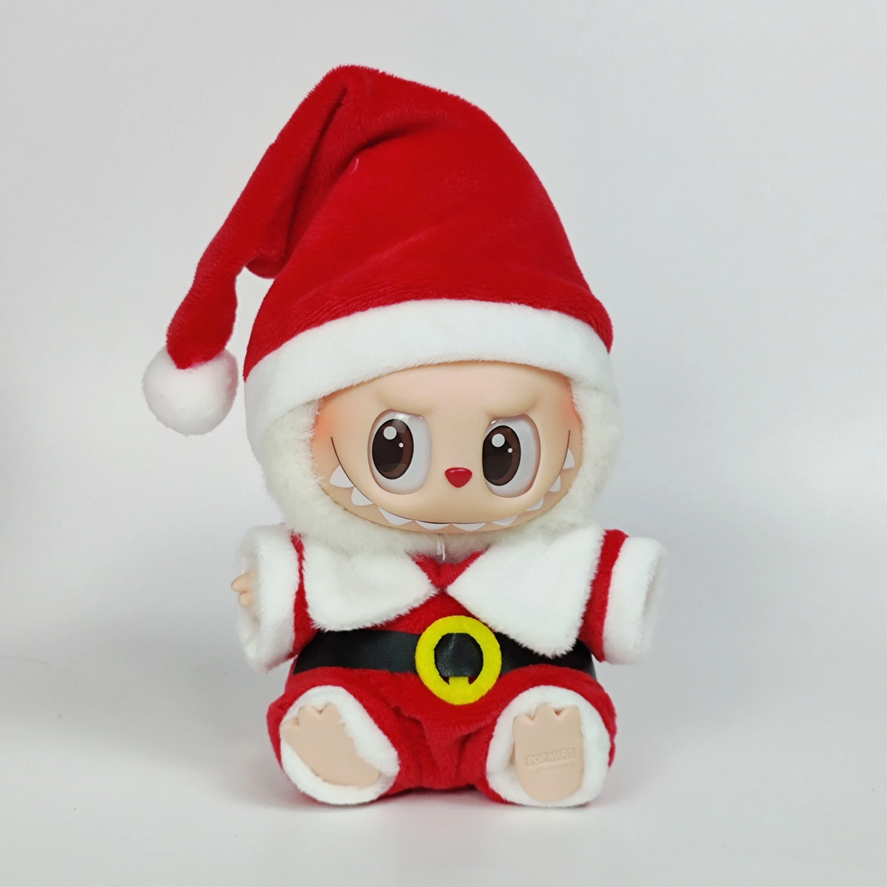 Одежда для Labubu, аксессуары для одежды для Кореи Kpop EXO V1 V2, шляпа с мультяшным медведем, наряд с бантиком на пуговицах, подарок