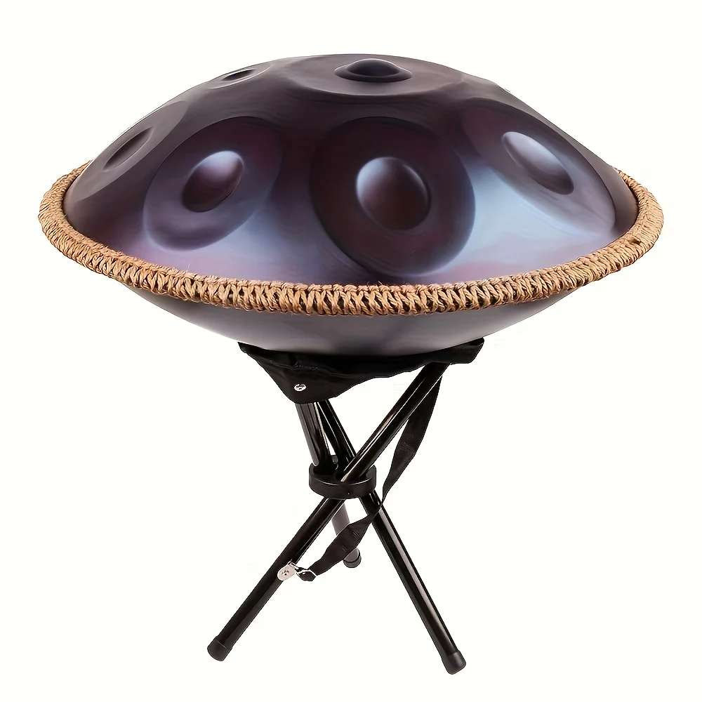 

12 Notes 22 Inch Handpan Drum, D Minor Kurd 432Hz Steel Tongue Drum for Yoga Meditation Sound Healing Gift