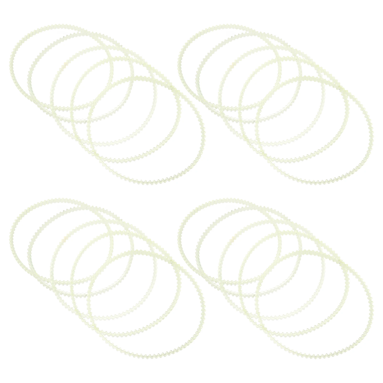 

20pcs Sewing Machine Belt Rubber Replacement Home Use Stable Transmission Quiet Operation Long Life Durability