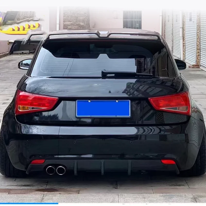 Used for 2010-2018 Audi A1 1.4T 1.2T  100% carbon fiber spoiler car rear bumper diffuser - view 4