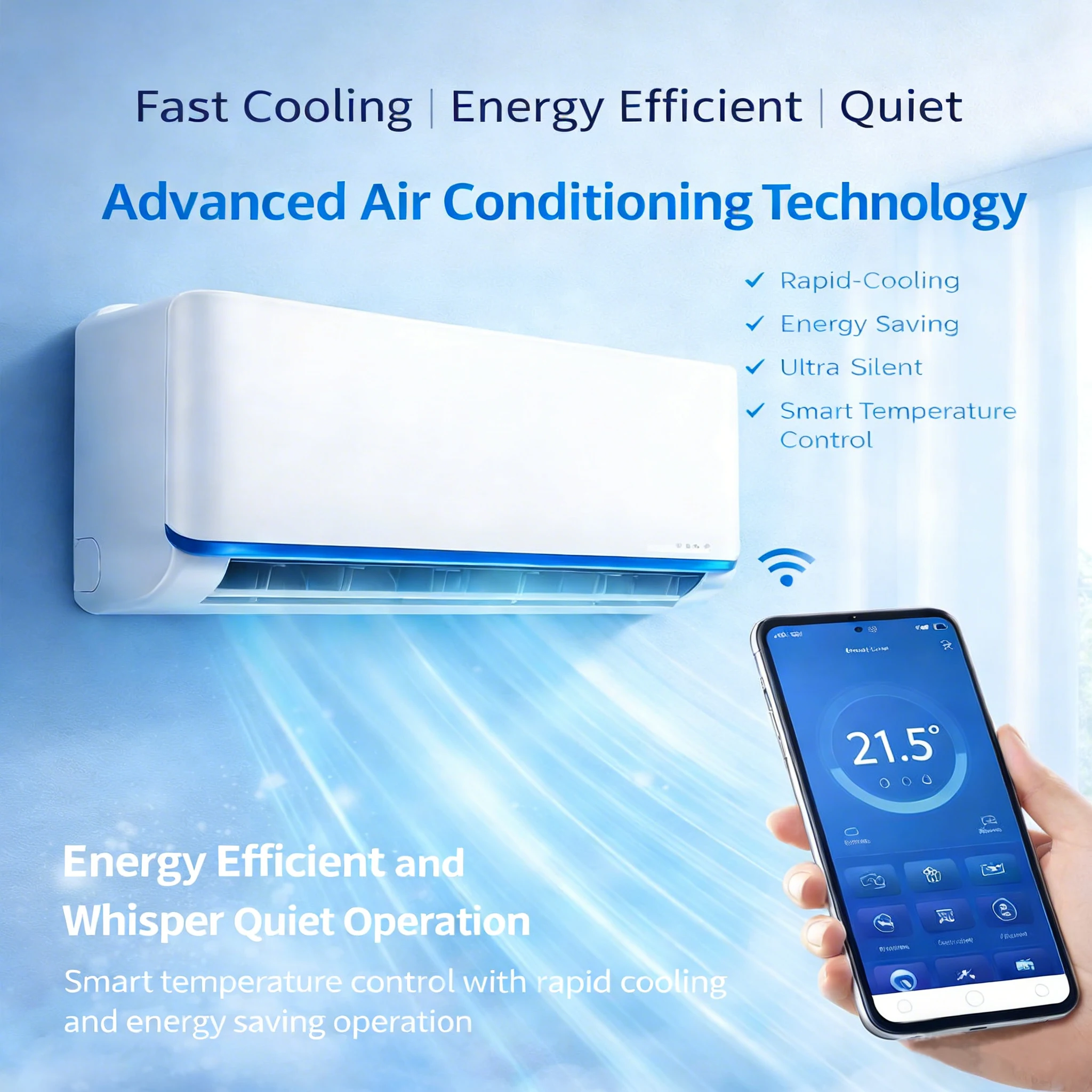 

9000BTU Inverter Cooling&heating EU Standard Split Air Conditioner for homeUse