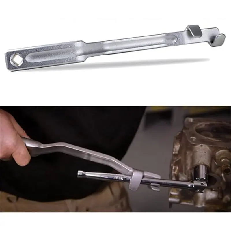 ABLN-1/2Inch Universal Silver Wrench Extension Tool Lever Extension For Home Use Adjustable Torque Wrench Extender