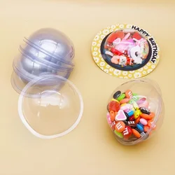 10pcs DIY Plastic Candy Dome Set, Transparent Half Ball Stencils for Candy Gift Box Crafting - Clear Plastic Templates