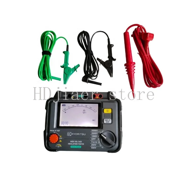 

Kyoritsu 3125A/3125B Digital High Voltage Insulation Tester - 5kV with Exclusive 5kV Insulation Resistance Digital Display