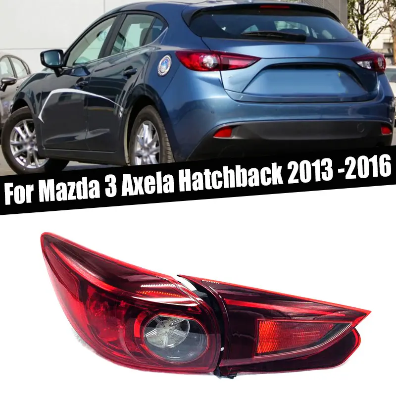 Exterior Accessories For Mazda 3 Axela Hatchback 2013 2014 2015 2016 Rear Tail Light Signal Lamp Car Light Housing Without Bulb