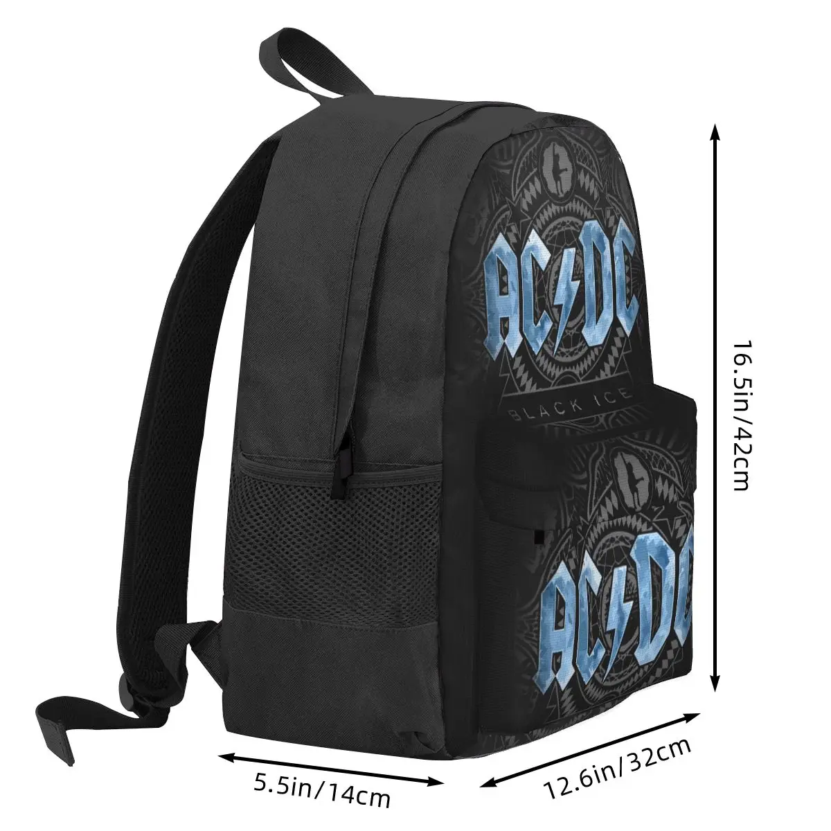 Mochilas de Metal pesado AC DC, mochila para niños y niñas, mochilas escolares para estudiantes, mochila para niños de dibujos animados, bolso de hombro de gran capacidad