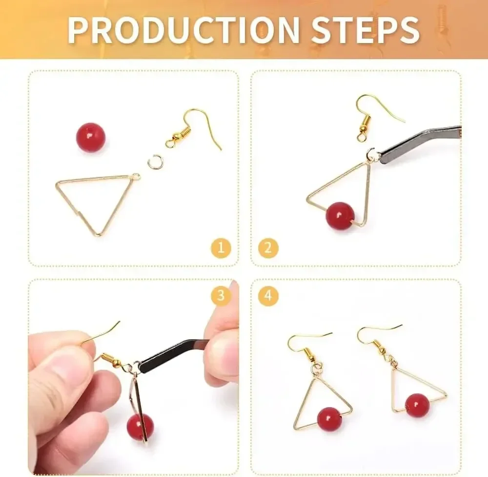 100-500Pcs Stainless Steel Earring Hooks Hypoallergenic Earwire Clasps DIY Jewelry Making Earring Findings Accessories