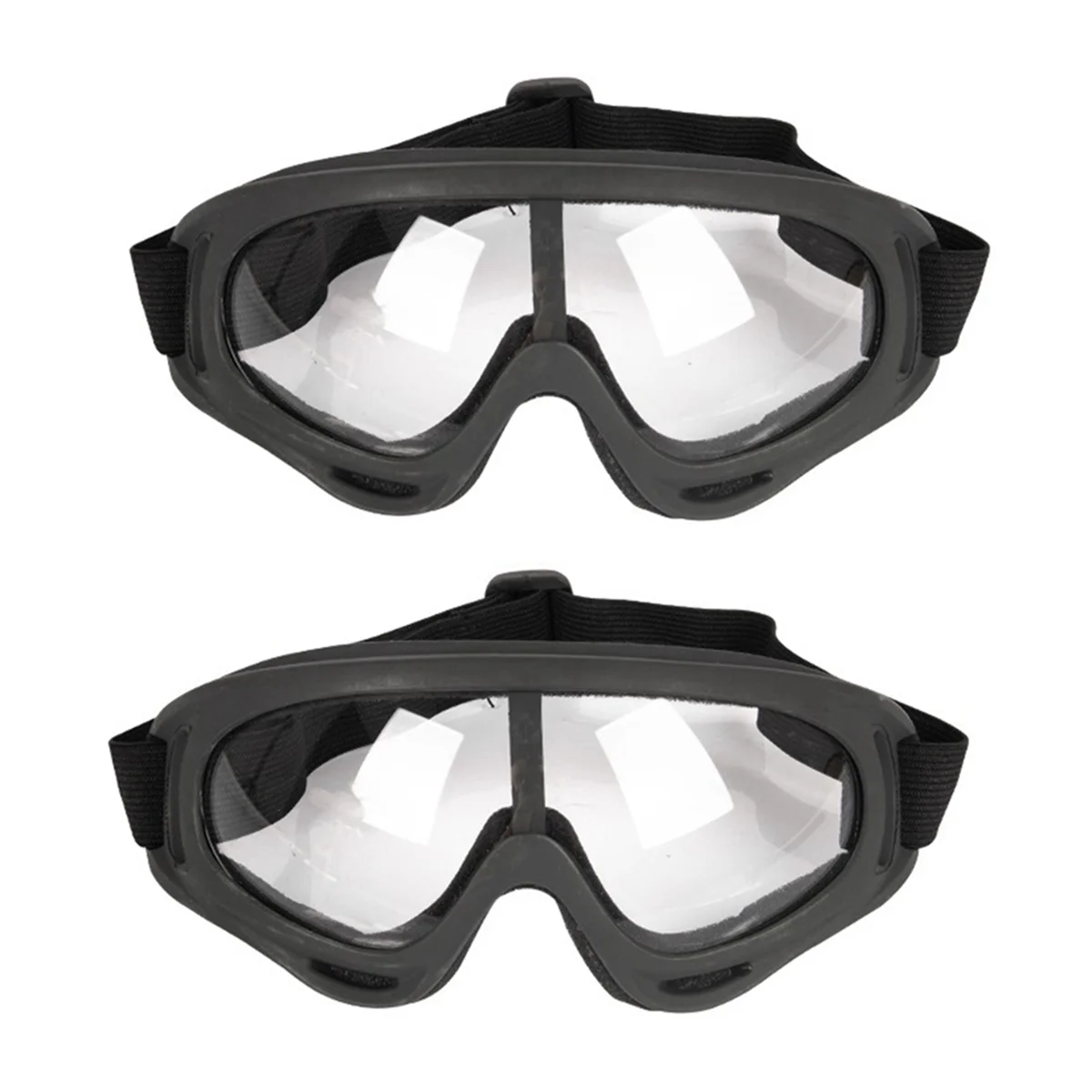 A72Z 2pcs Goggles Outdoor Sport Glasses Game Clear Goggles