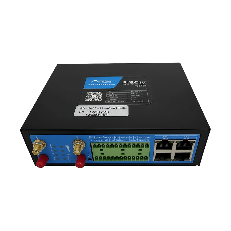 WTU-300R industrial iot gateway sem fio 4g vpn para monitoramento hidrológico transmissão de dados instrumento peças acessórios