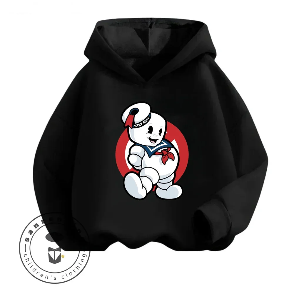 Creative and Unique Ghostbusters Cartoon Hoodie Showcasing Innovative Designs Personal Style Stands Out Design Kids Clothing