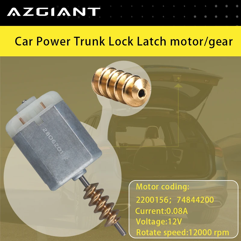 2200156 74844200 Azgiant Car Electric Tail Tailgate Lower Trunk Lock Block Motor 12V For Tesla Model S Mercedes Benz GL/M-Class