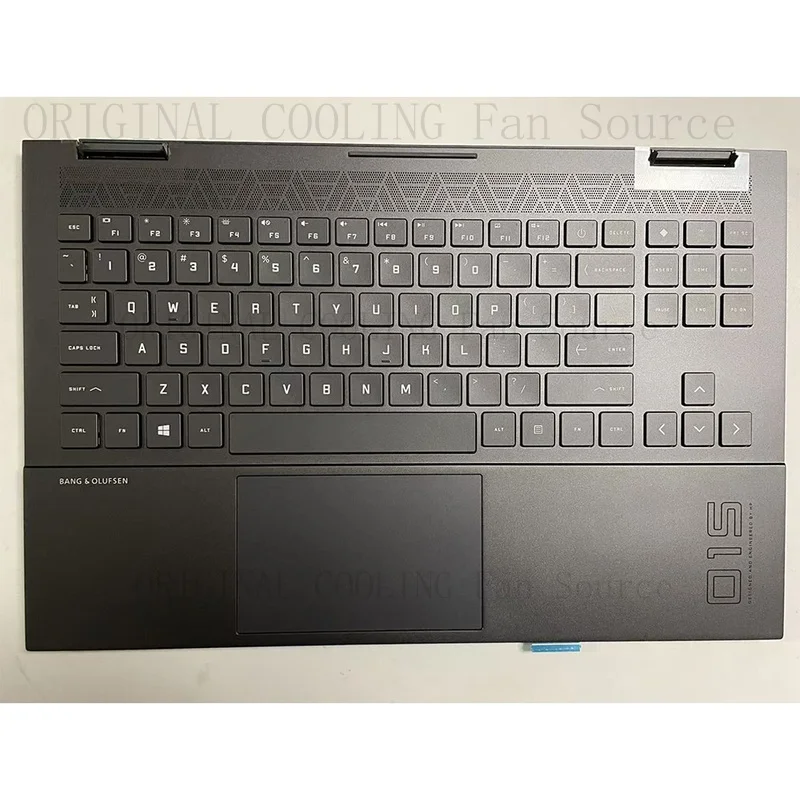 R+  FOR HP OMEN 6 15-EK 15-EN Palmrest Upper Case Backlit Keyboard M00666-001